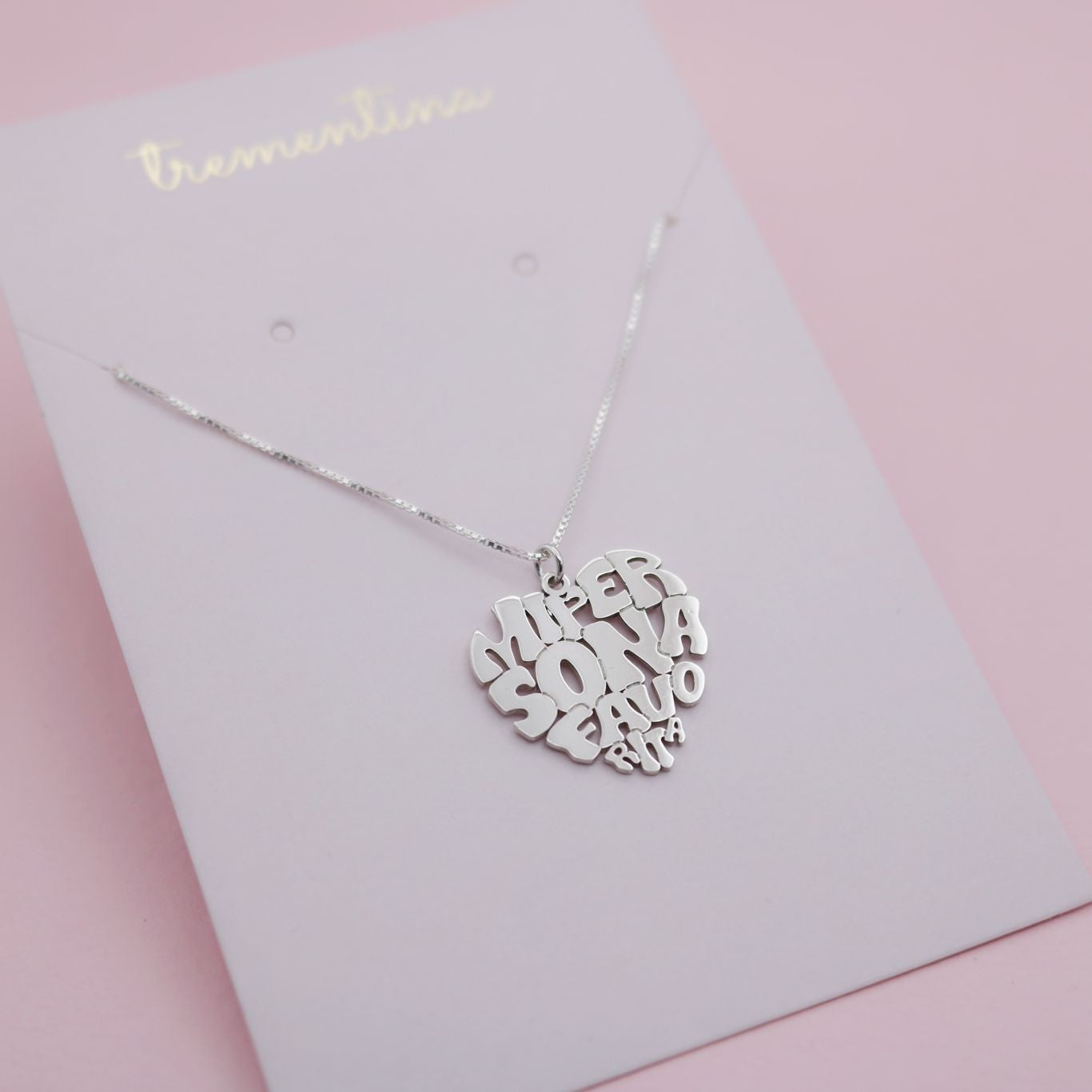 Collar en Plata Mi Persona Favorita