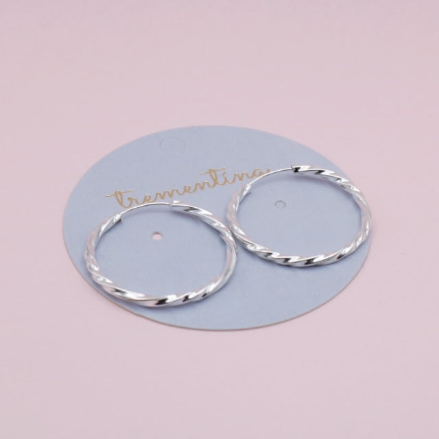 Medium Hoops Entorchadas