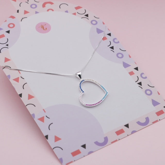 Collar en Plata Corazón