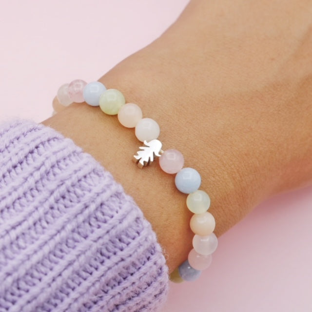 Pulsera Niña Berilo Morganita
