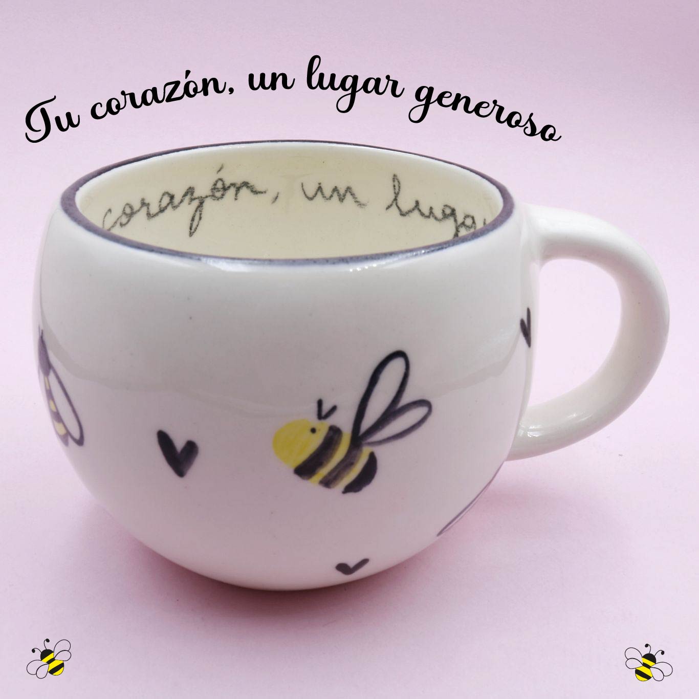 MUG ABEJITA "Tu Corazón es un Lugar Generoso"