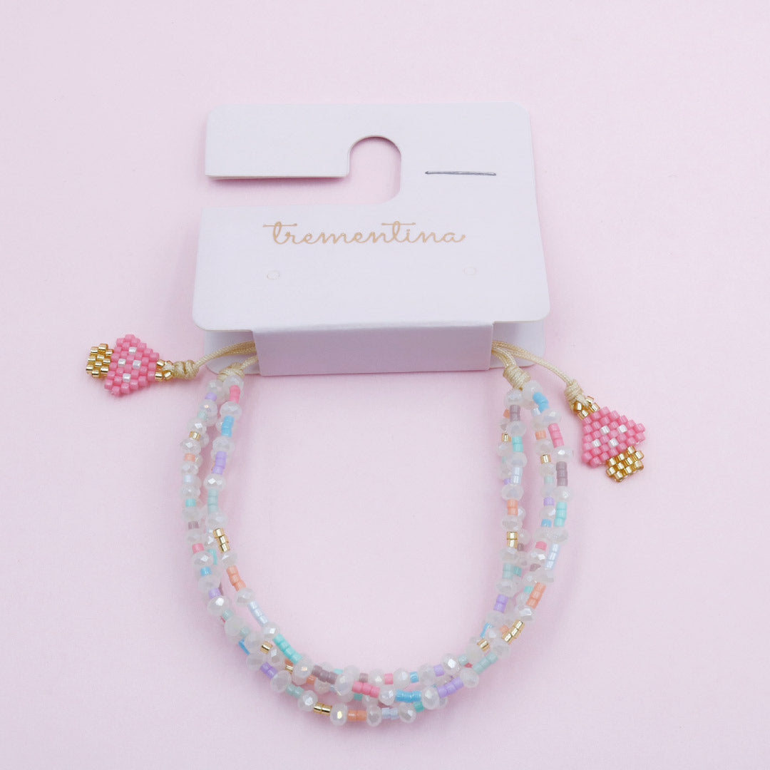 Pulsera Cuatro Líneas Candy Glow