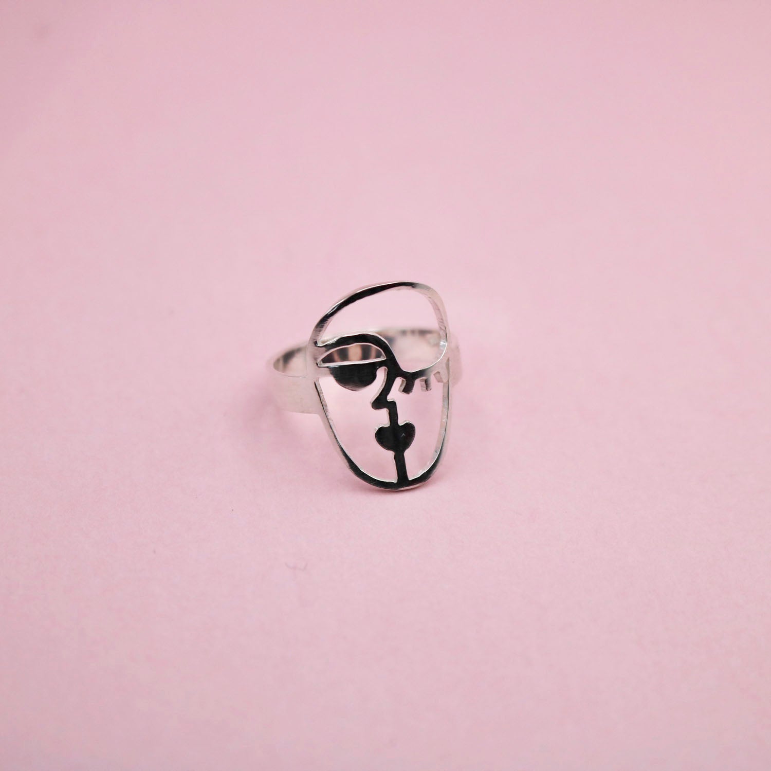Anillo en Plata Rostro