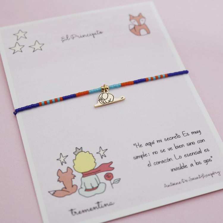 Pulsera Mostacilla "El Principito" Elefante