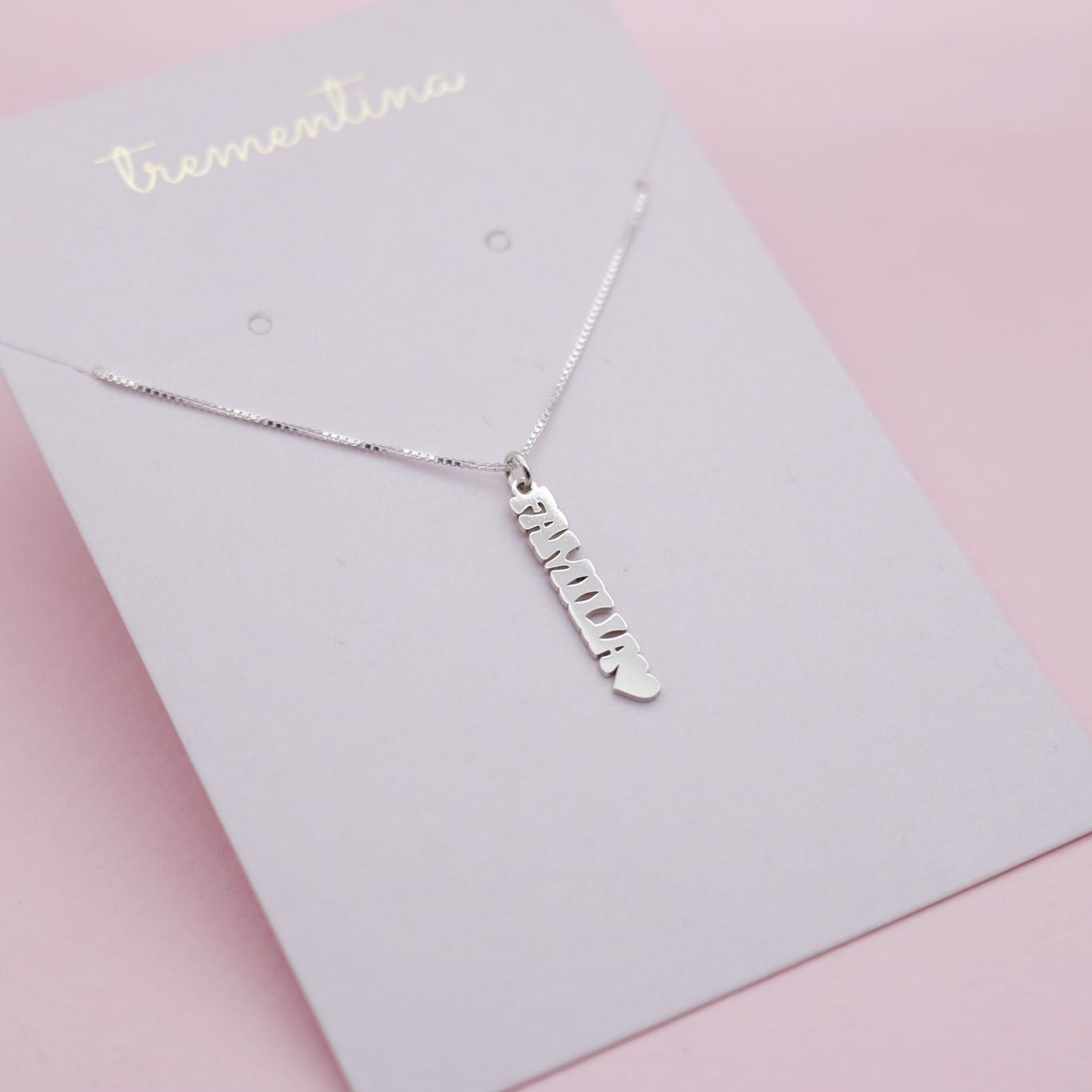 Collar en Plata Familia