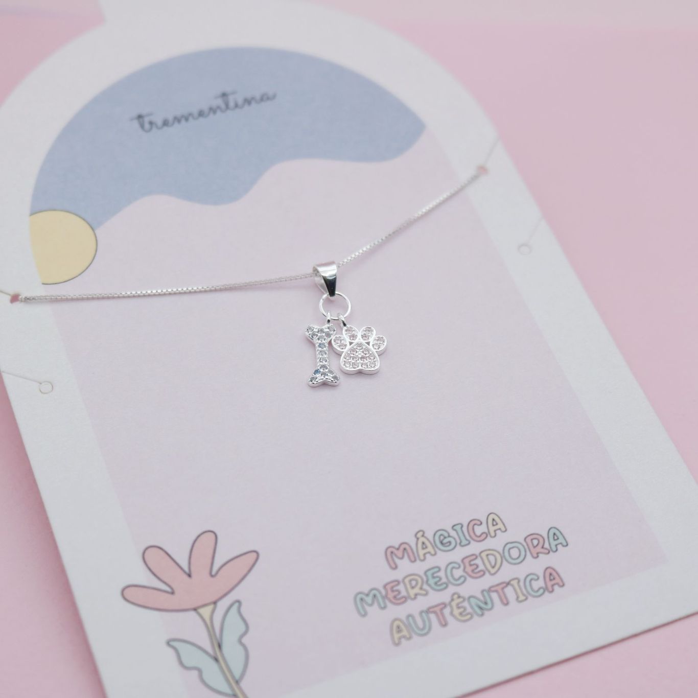 Collar de Plata Mi Mejor Amigo