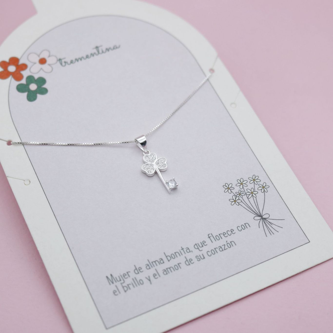 Collar de Plata Florecer