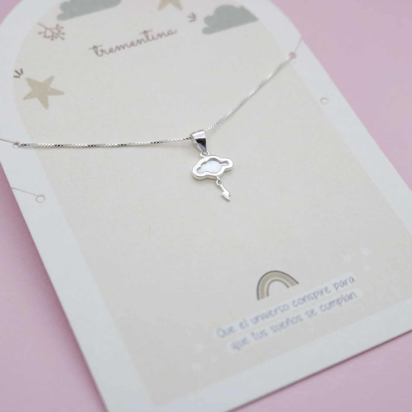 Collar de Plata Tormenta