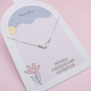 Collar de Plata Avioncito en Origami