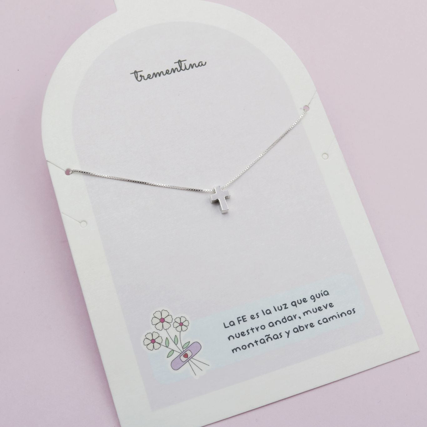 Collar de Plata Cruz