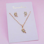 Set Dorado Ramitas Multicolor