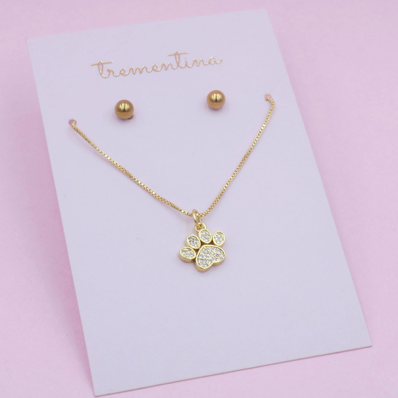 Set Dorado Amor Peludo