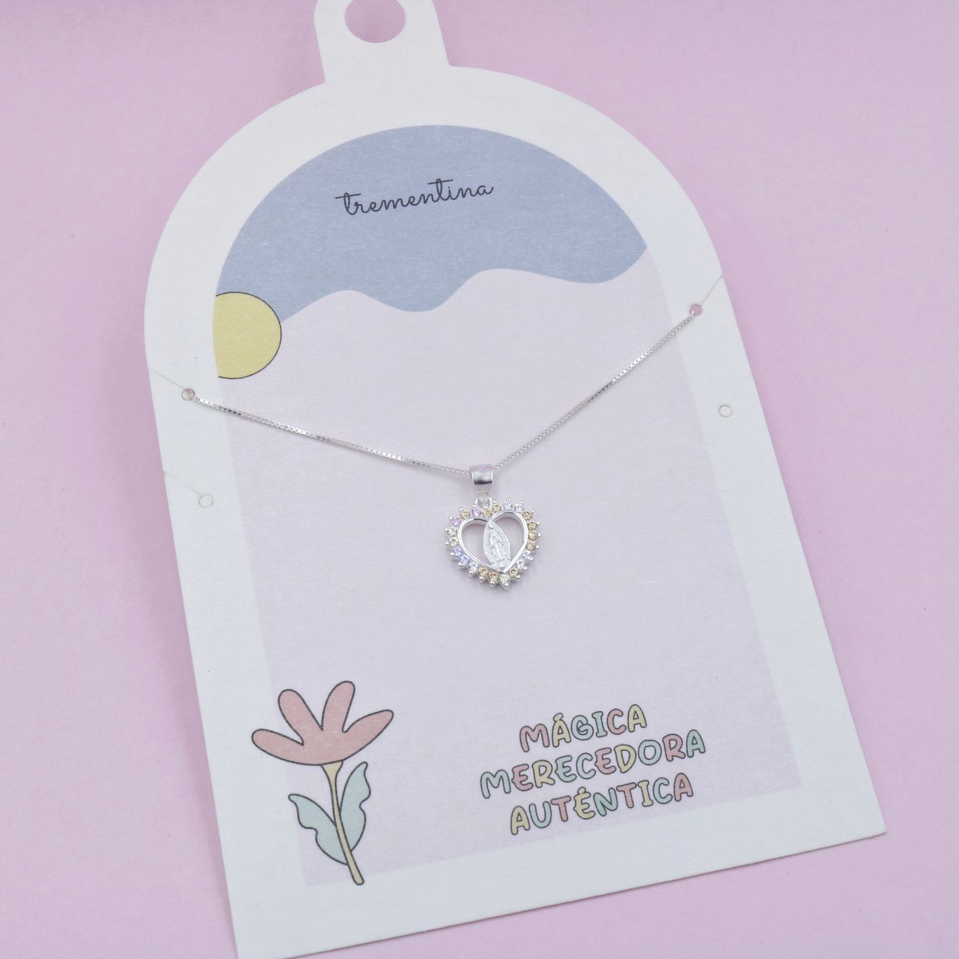 Collar Corazón de Fe en plata