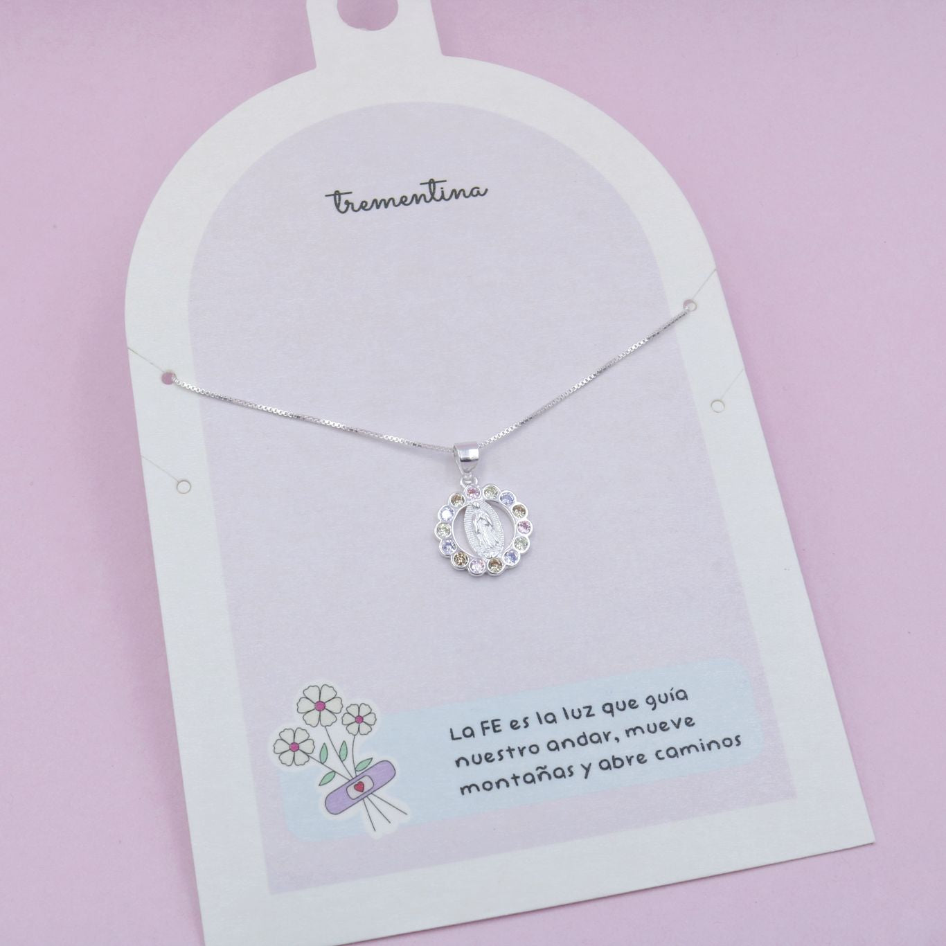 Collar de Plata Virgen de Esperanza en plata