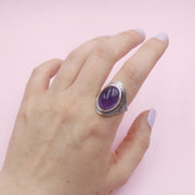 Anillo de Plata Mística Amatista
