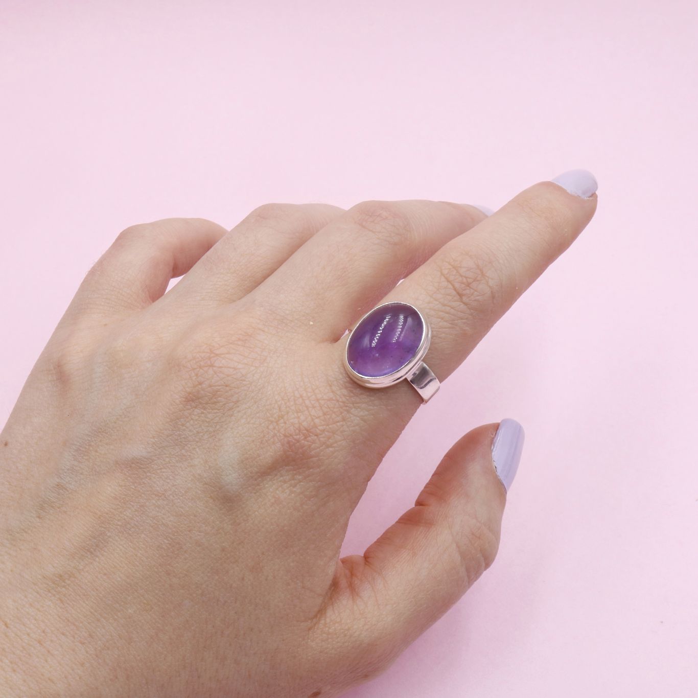 Anillo de Plata Espíritu Violeta