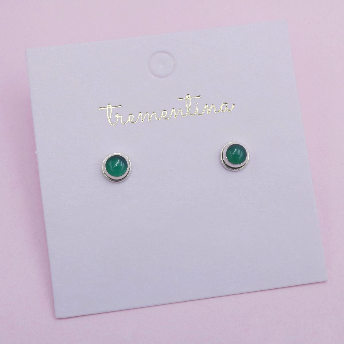 Topos de Plata Agata Verde