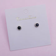 Topos Ónix Negro en Plata 925