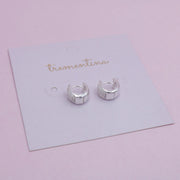 Candongas Shine Pequeñas en Plata