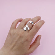 Anillo Forma Libre en Plata