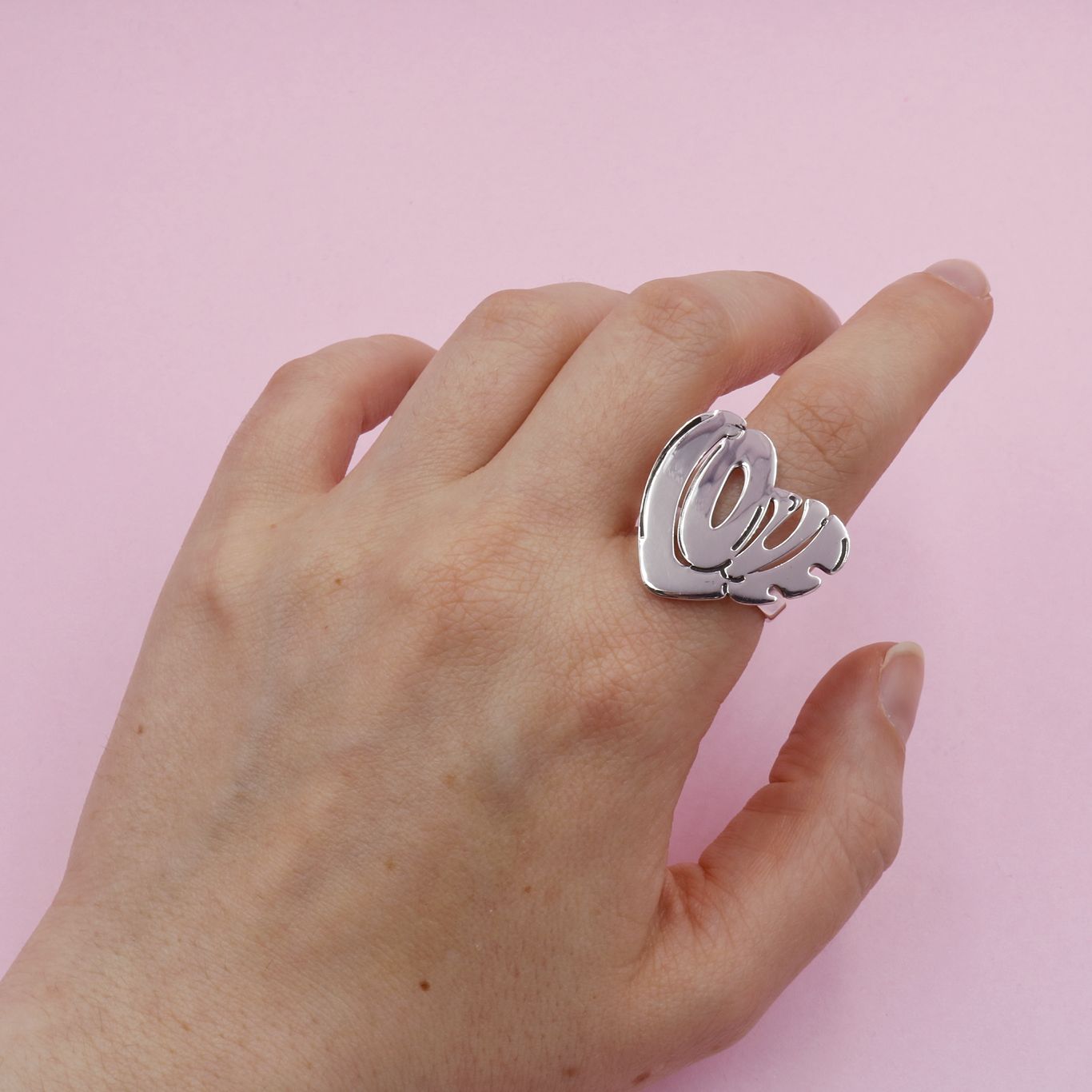 Anillo Love en Plata