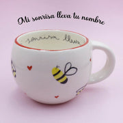 MUG ABEJITA "Mi sonrisa lleva tu nombre"