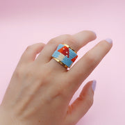 Anillo Mostacilla Miyuki Colorbeat