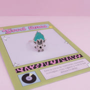 Anillo Troll Verde Menta en Plata 925