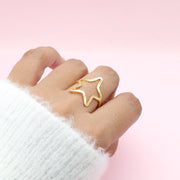 Anillo Dorado Estrella