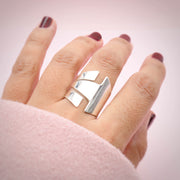 Anillo Equilibrio De Plata