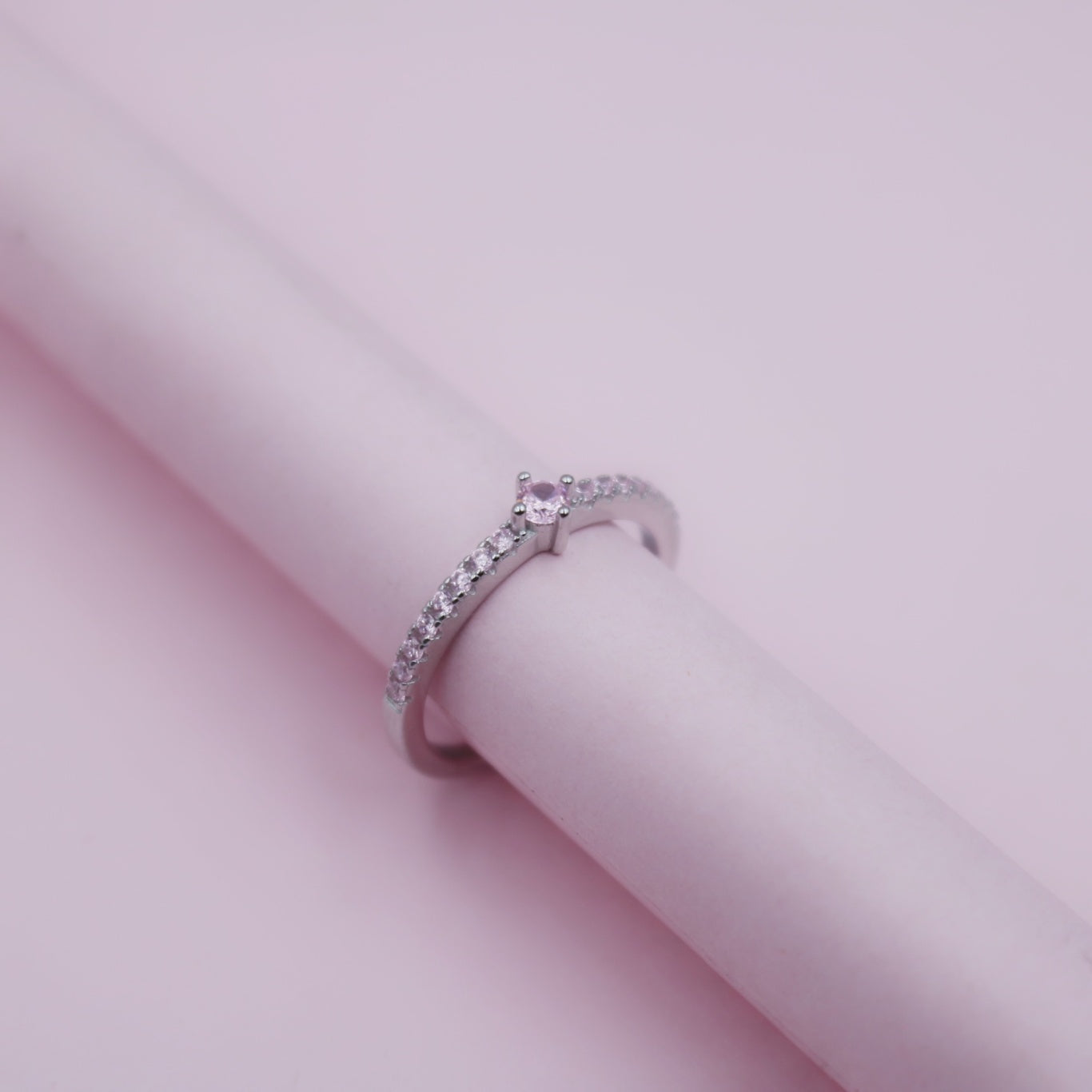 Anillo de plata Circones Rosa