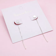 Aretes en Plata Circulo Largos