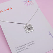 Collar Fotograbado Personalizado de Plata