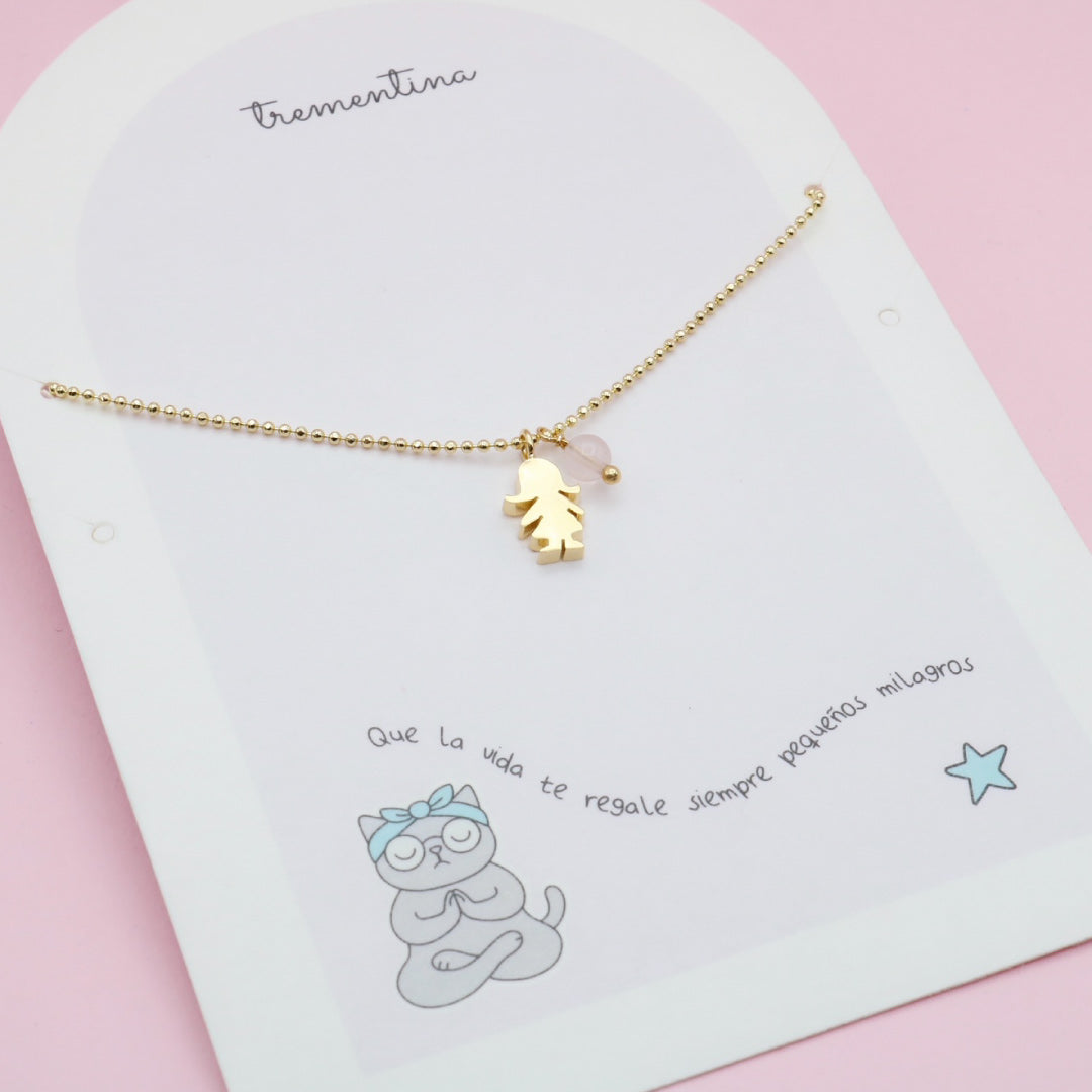 Collar Dorado Niña