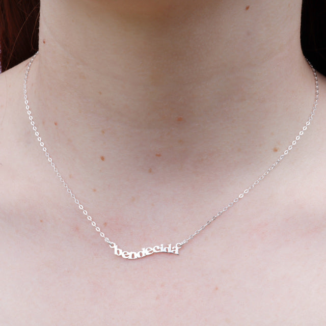 Collar en Plata Bendecida