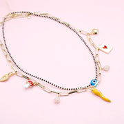 Set 2 Collares Dorado Amuletos