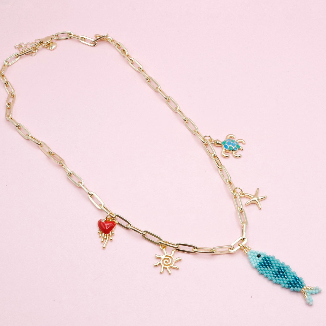 Collar Dorado Encantos del Mar