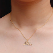 Collar Dorado Lo Esencial Es Invisible a los Ojos