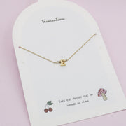 Collar Letra Serifa Dorado