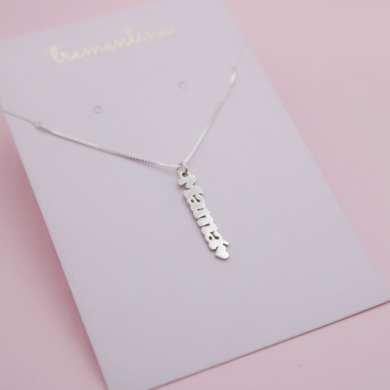 Collar en Plata Mamá