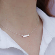 Collar en Plata Mom