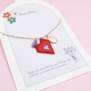 Collar Corazón Devoto Dorado