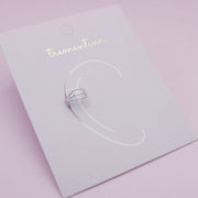 Earcuff en Plata Armonía Triple Línea