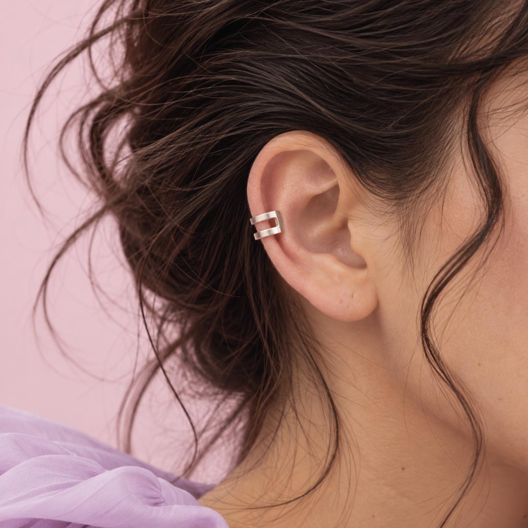 Earcuff Duo en Plata