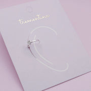 Earcuff Latido en Plata