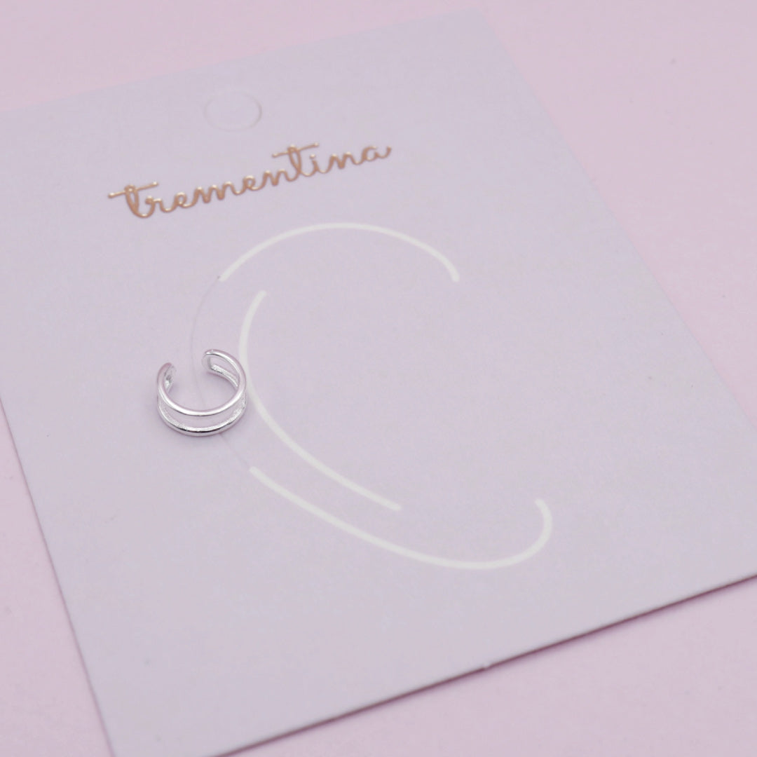 Earcuff en Plata Dúo