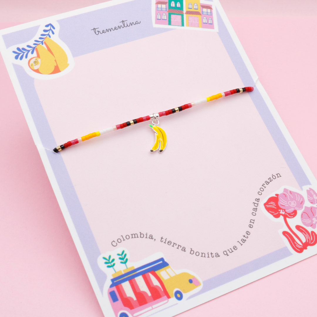 Pulsera Mostacilla Bananos