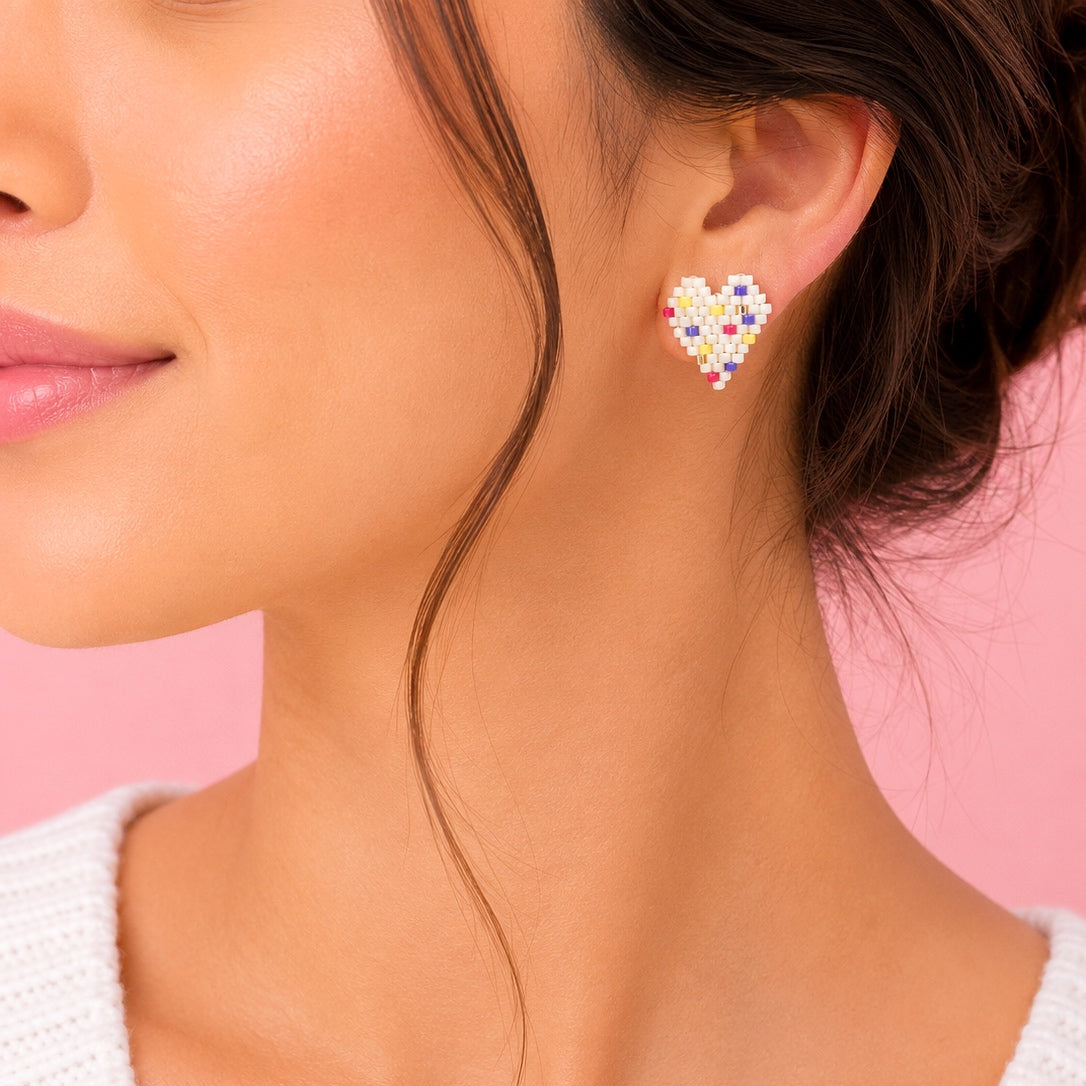 Aretes Tejidos Latido Colombia