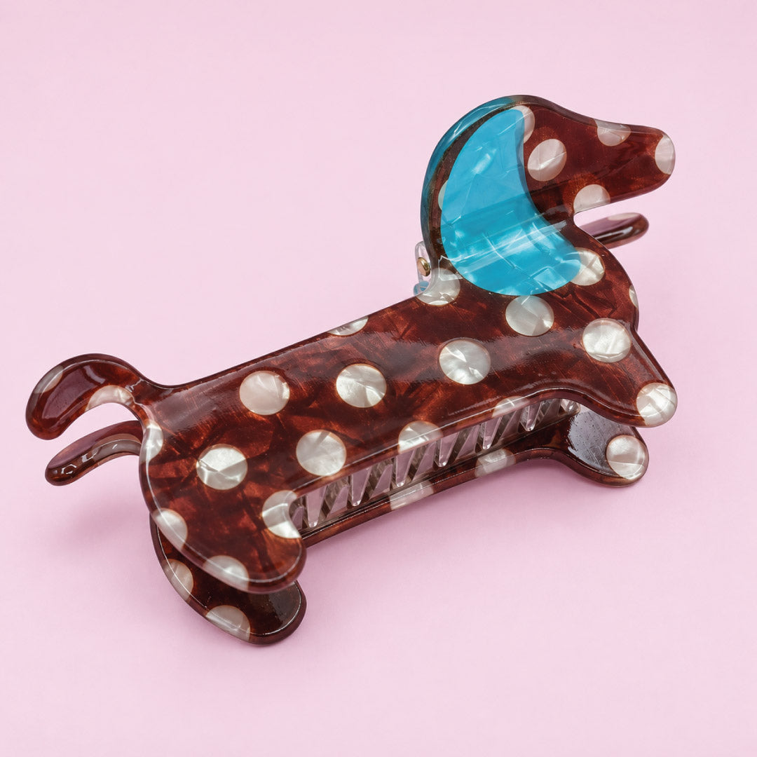 Hairclip Perrito Chocolate