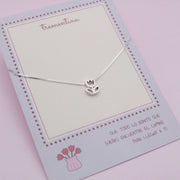 Collar Tulipán En Plata